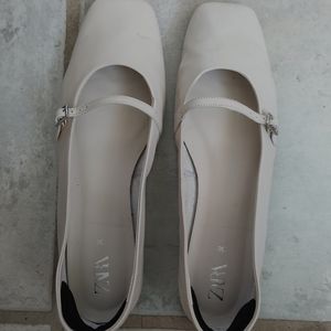 Zara leather women's shoe